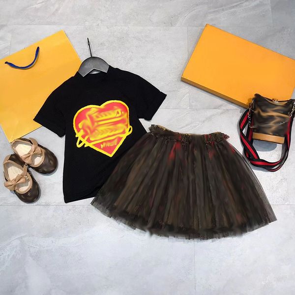 new clothing sets baby girls boy shorts skirt designer dress suits kids luxury clothing sets girls childrens classic clothes sets letter hal, White